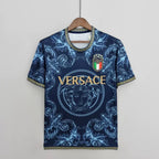 Maillot Italie concept bleu et doré