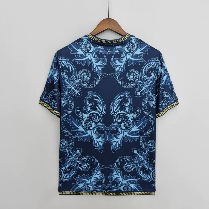 Maillot Italie concept bleu et doré
