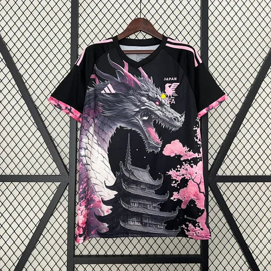 Maillot Japon édition spéciale dragon noir et rose