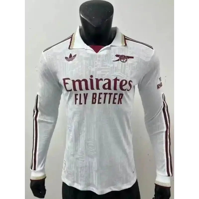 Arsenal Away Long Sleeved Player Version 2025/2026