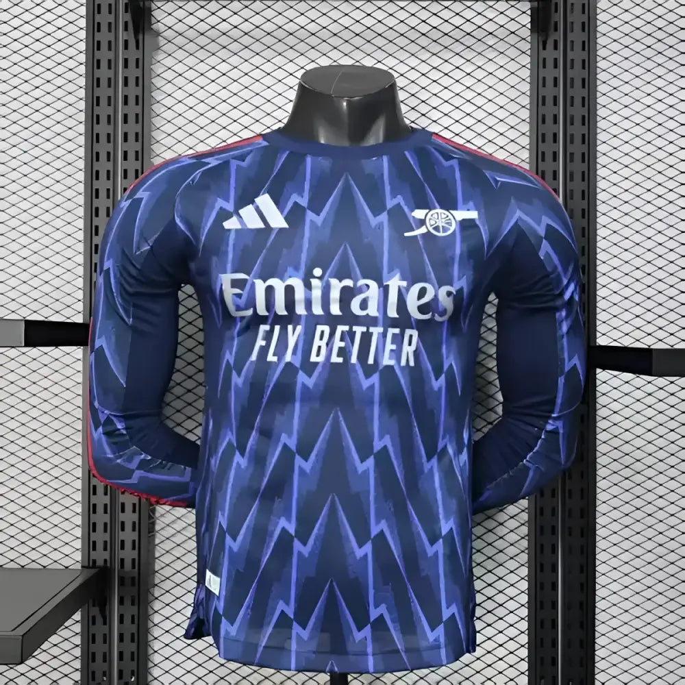 Arsenal Auswärts Langarm Spielerversion 2025/2026
