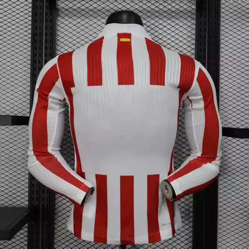 Atlético Madrid Heimtrikot Langarm Spielerversion 2025/2026