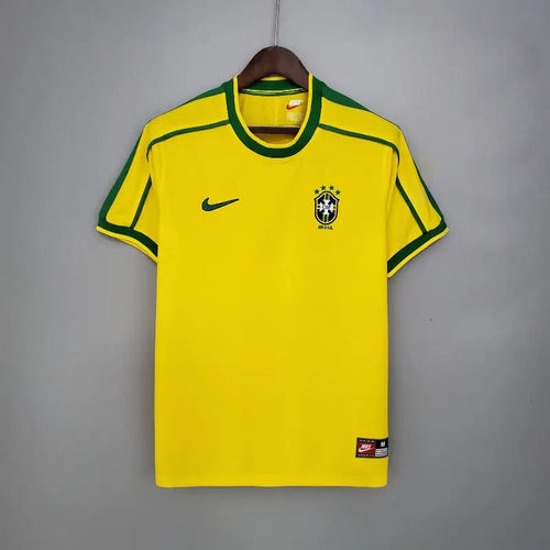 Brésil Domicile Retro 1998 Passe D