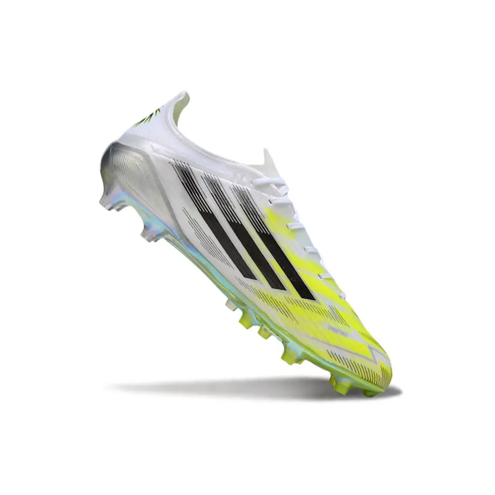 Adidas F50 White and Yellow Cleats