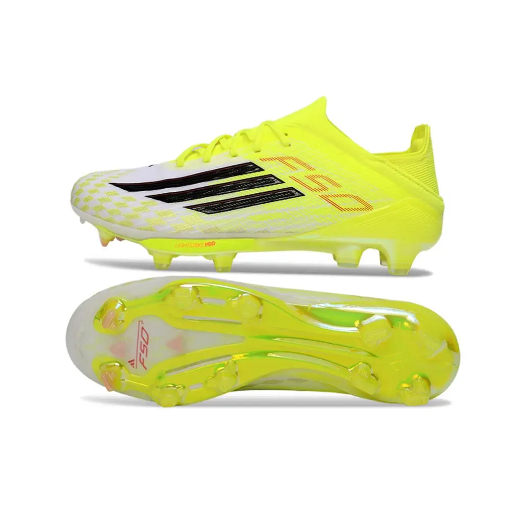 Adidas F50 Yellow and White Cleats