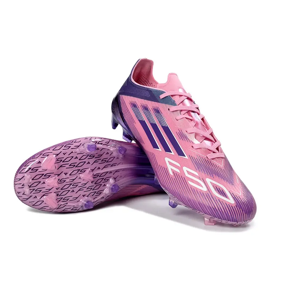 Adidas F50 Pink and Purple Cleats