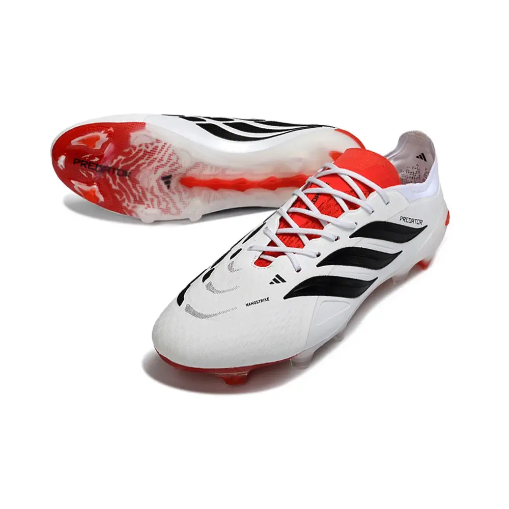 Adidas Predator Cleats White and Black