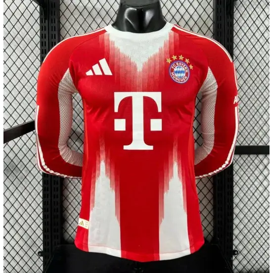 FC Bayern München Heimtrikot Langarm Spielerversion 2025/2026