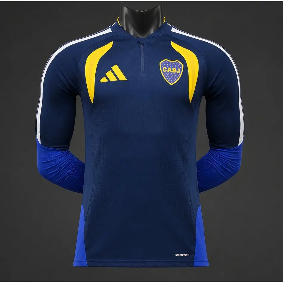 Haut de Survetement Boca Junior Domicile Version Joueur 2026 Passe D
