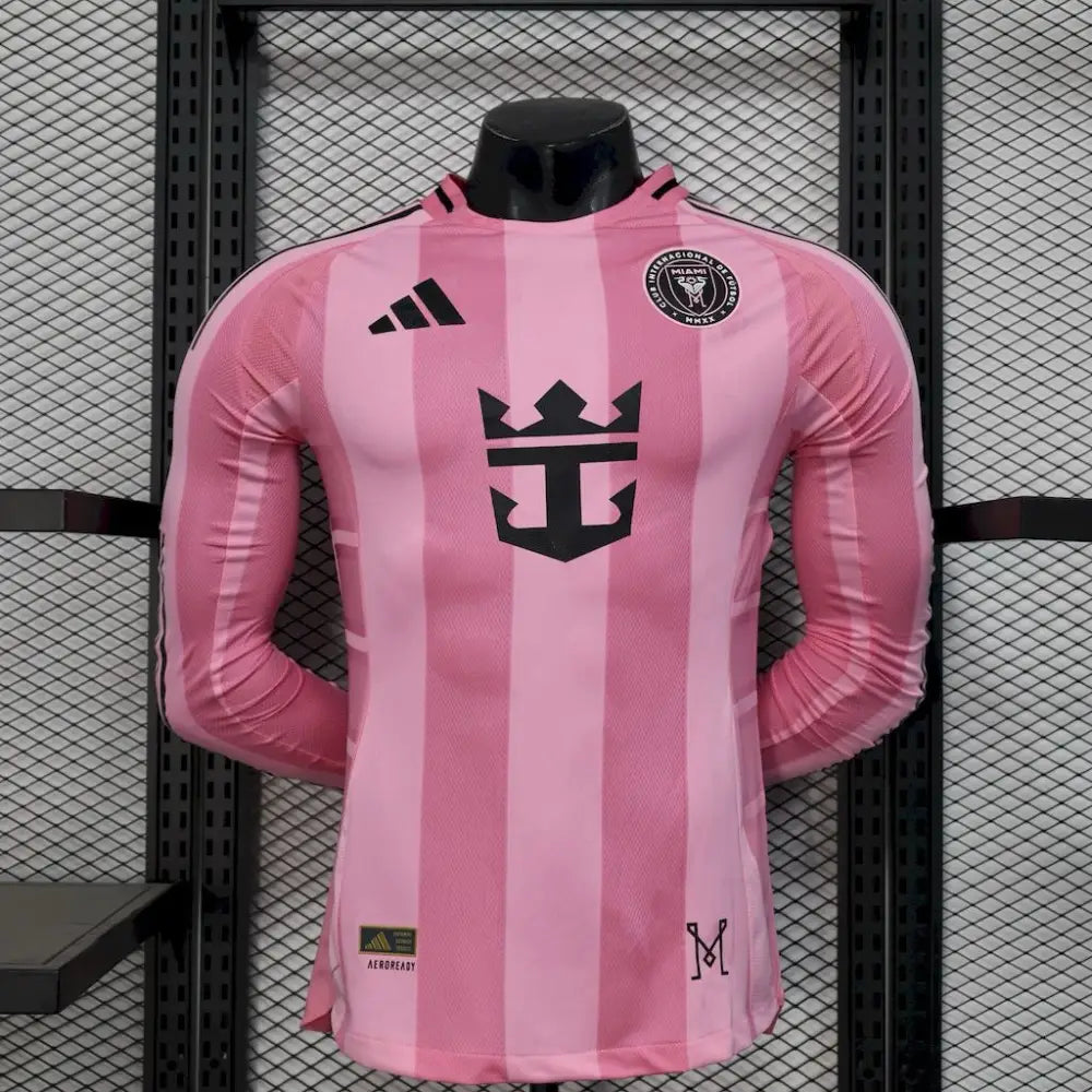 Inter Miami CF Home Player Version Long Sleeve 2025/2026