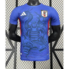 Japanisches Konzept Blauer Samurai