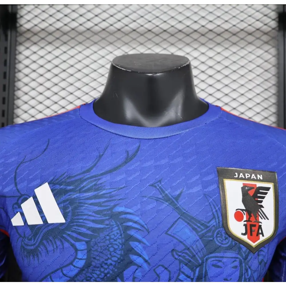 Japanisches Konzept Blauer Samurai