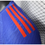 Japanisches Konzept Blauer Samurai