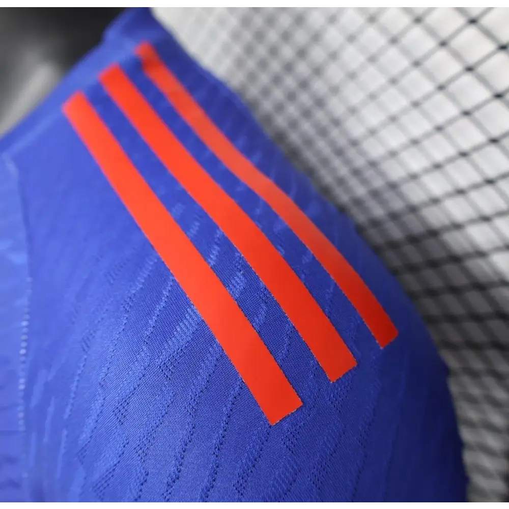 Japanisches Konzept Blauer Samurai