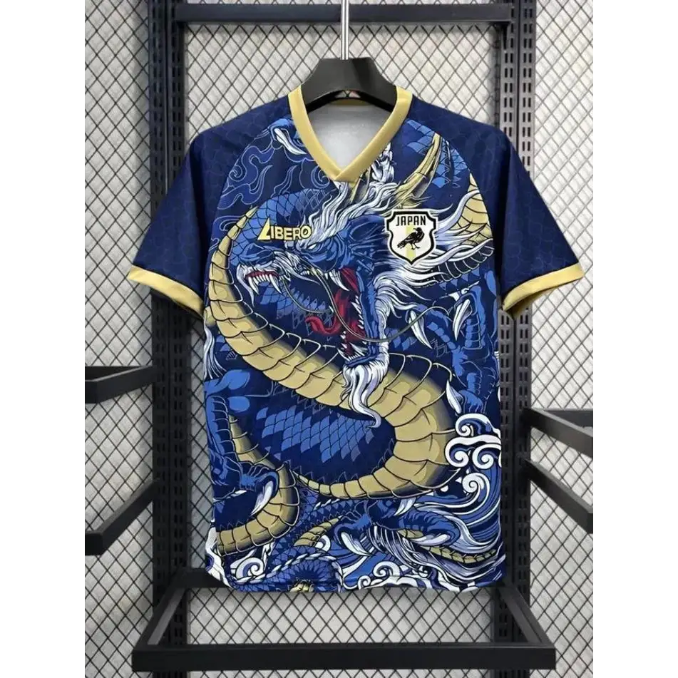 Japan Concept Dragon Blue Gold