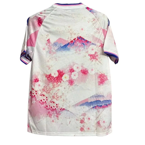 Japon Fleurs Blanc Rose Passe D