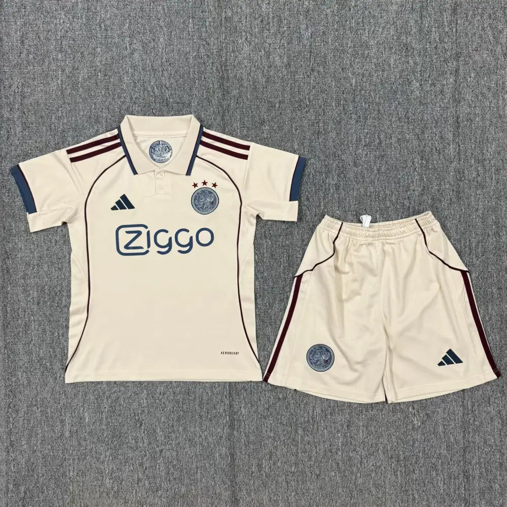 Ajax Amsterdam Kinder Auswärtsausrüstung 2 25/26