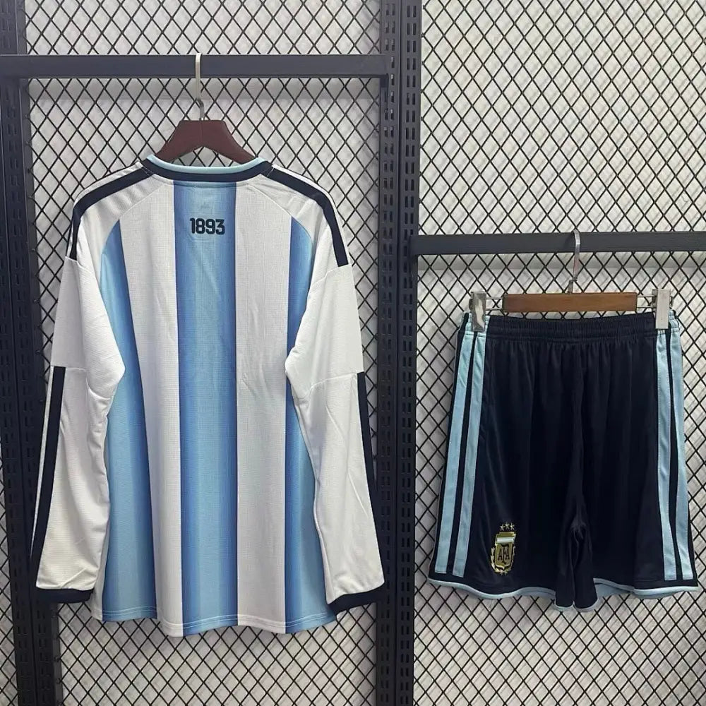 Argentinien Kinder-Heimtrikot Langarm WM 2026