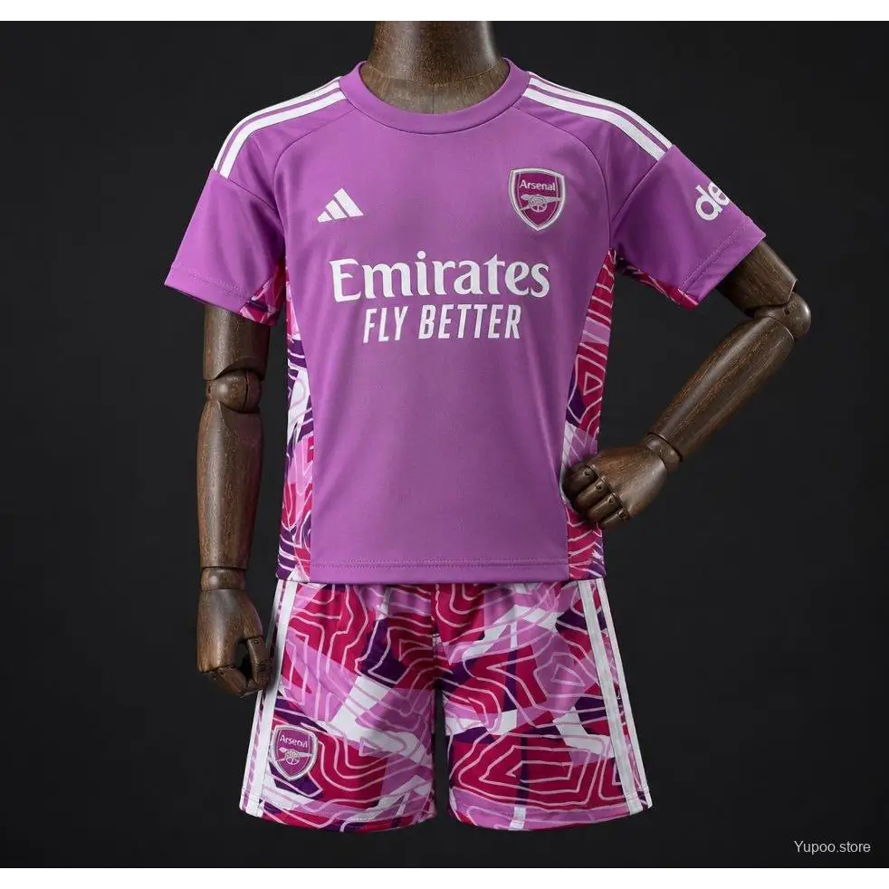 Kit enfant Arsenal Gardien 2026/2027 Violet Passe D