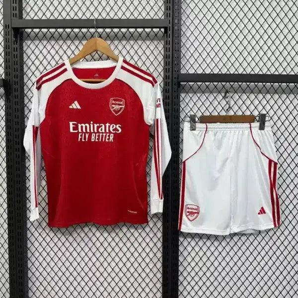 Kids Arsenal Long-Sleeve Home Kit 25/26