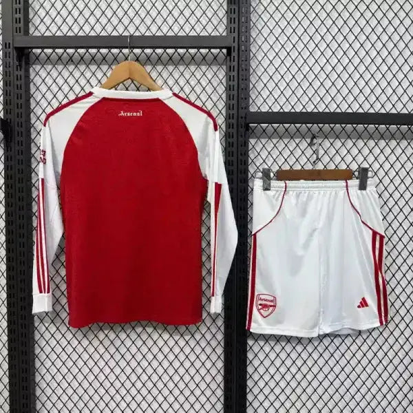 Kids Arsenal Long-Sleeve Home Kit 25/26