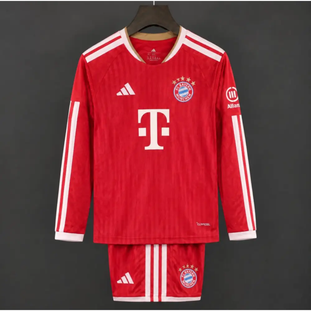 Kit enfant Bayern Munich Domicile 2026/2027 Manches longues Passe D
