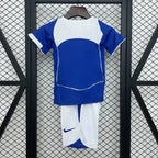 Kids' Brazil Away Retro Kit 2004/2005