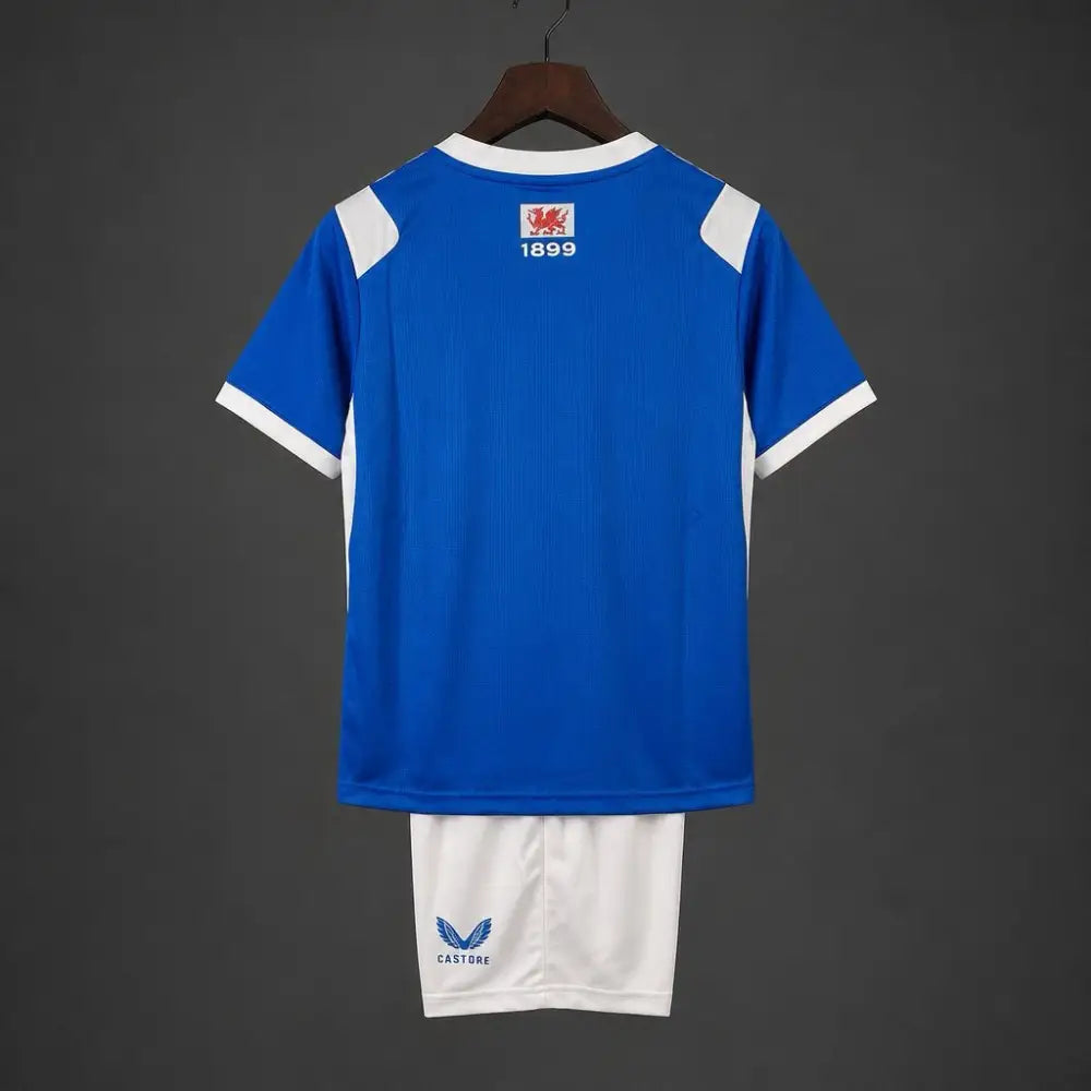 Kit enfant Cardiff City Domicile 2026/2027 Passe D