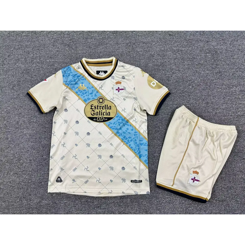 Sporting La Coruña Heim Kinder-Set 2025/2026