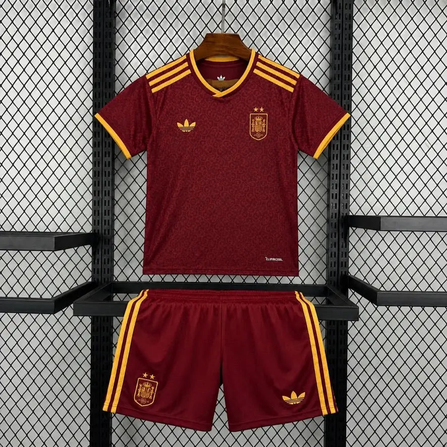 Kit enfant Espagne Domicile Coupe du Monde 2026 2 étoiles Passe D