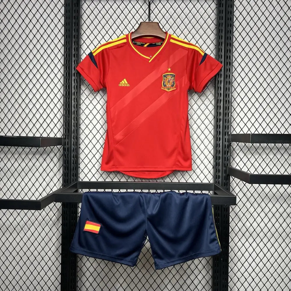 Spanien Heim Retro Kinder-Trikot 2012