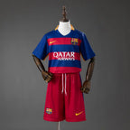Barcelona FC 2016 Home Kids Kit