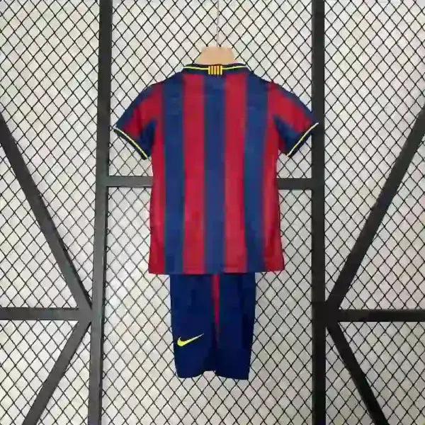 FC Barcelona Heimtrikot-Set Kinder Retro 2009/2010