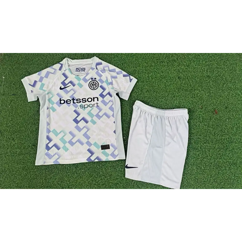 Inter Mailand Auswärts-Trikot-Set für Kinder 2025/2026