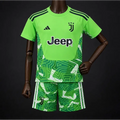 Kit Enfant Juventus Gardien 2026/2027 Vert Passe D