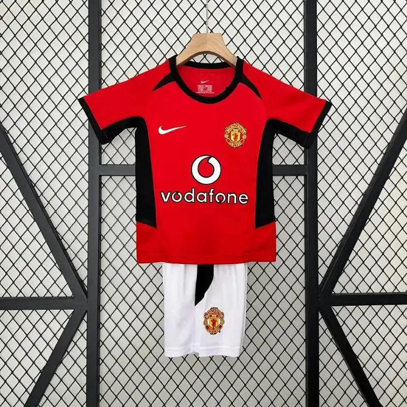 Manchester United Home Retro Kids Kit 2002/2003