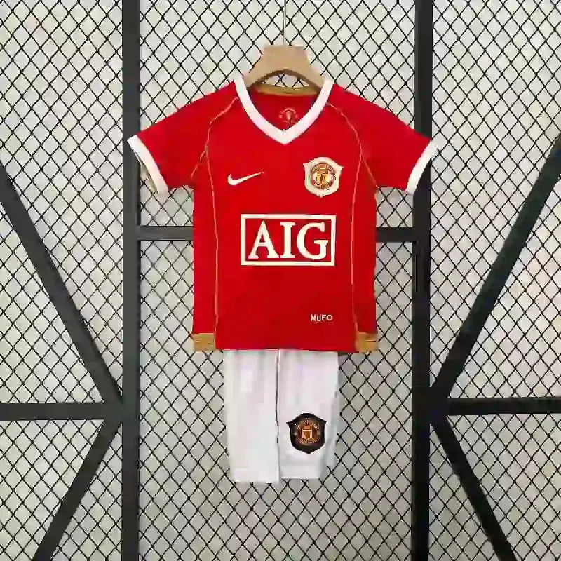 Kids' Manchester United Home Retro Kit 2006/2007