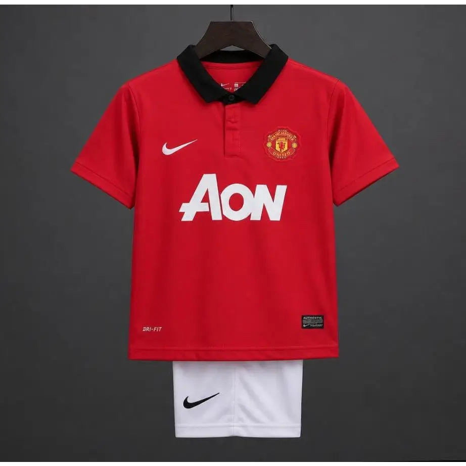 Kit Enfant Manchester United Domicile Retro 2013 Passe D