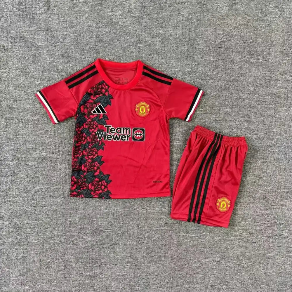 Manchester United Kids' Kit Red 25/26