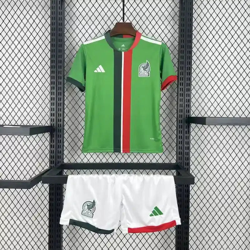 Mexico Kids' Away Kit Green 2025/2026
