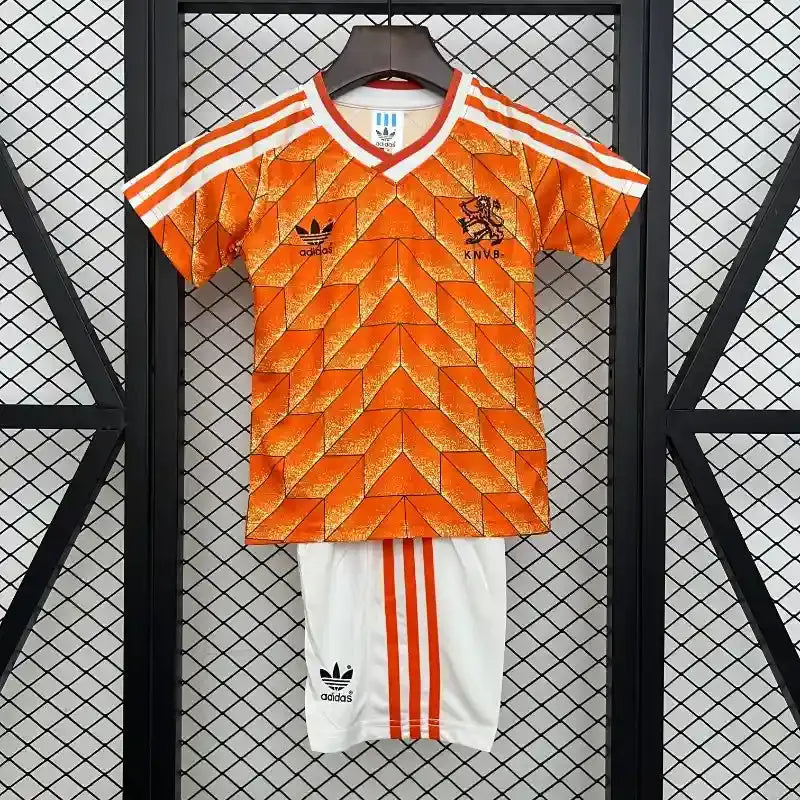 Kids' Netherlands 1988 Retro Home Kit