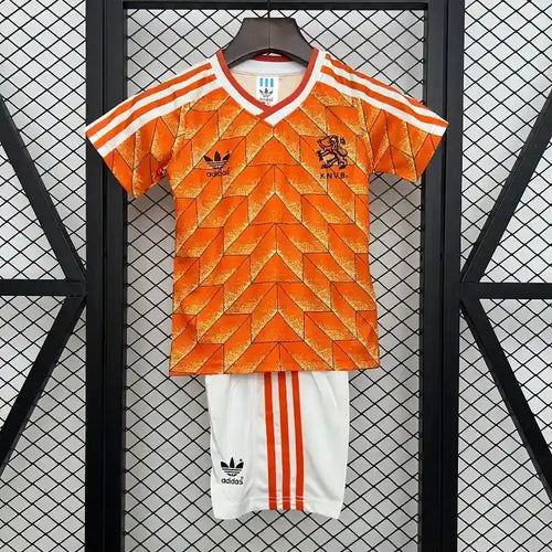 Kit enfant Pays-Bas Domicile Retro 1988 Passe D