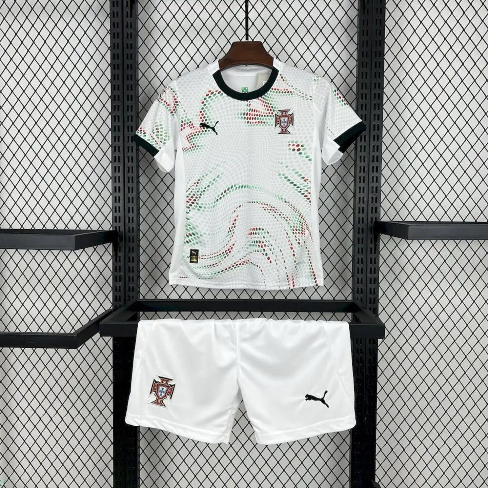 Portugal Auswärts-Trikot-Set für Kinder 2025/2026
