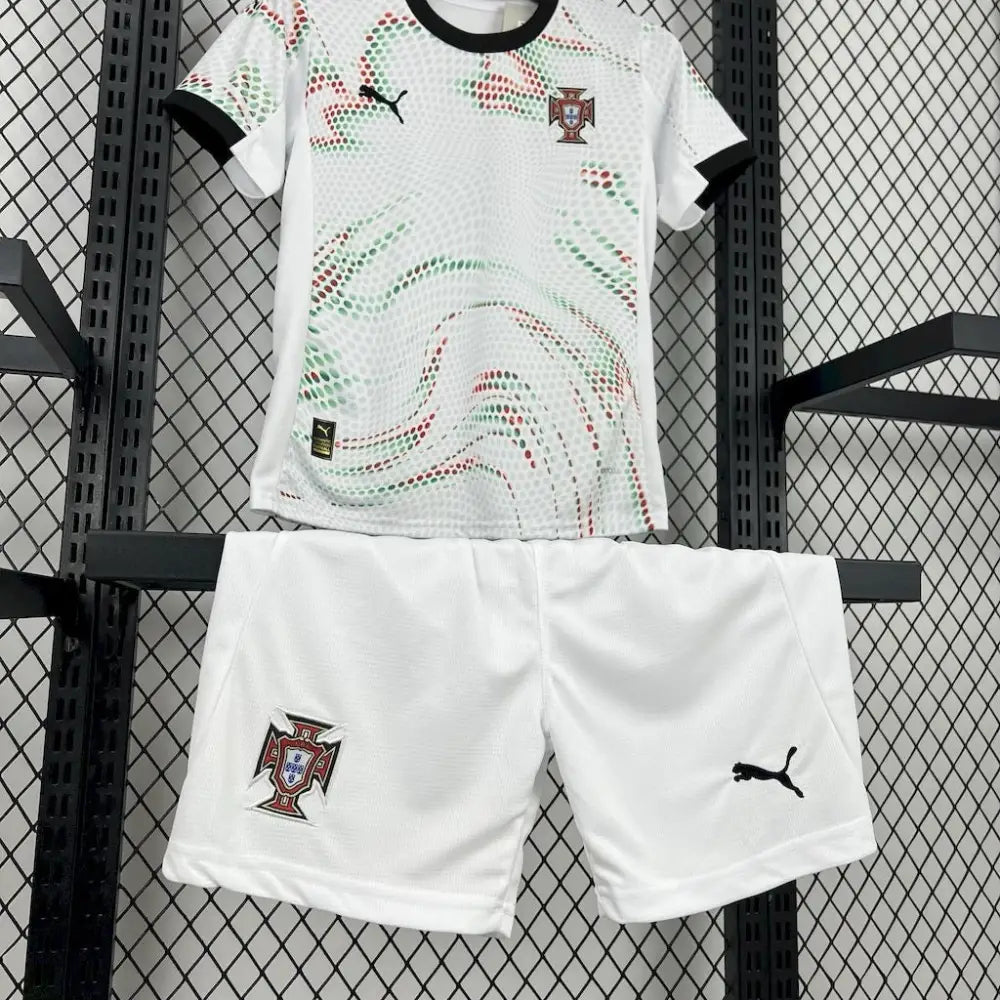 Portugal Auswärts-Trikot-Set für Kinder 2025/2026