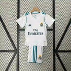 Real Madrid Kids' Home Retro Kit 2017/2018