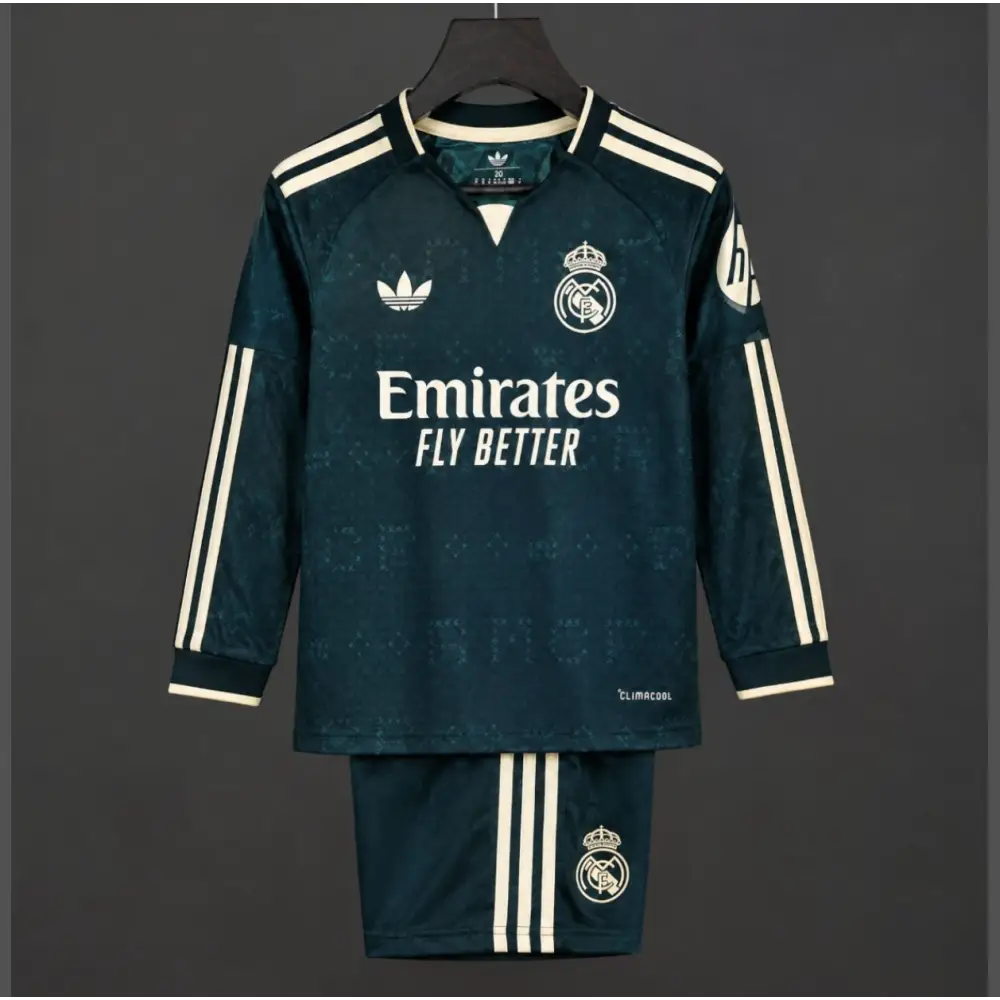 Kit Enfant Real Madrid Extérieur 2026/2027 Manches longues Passe D