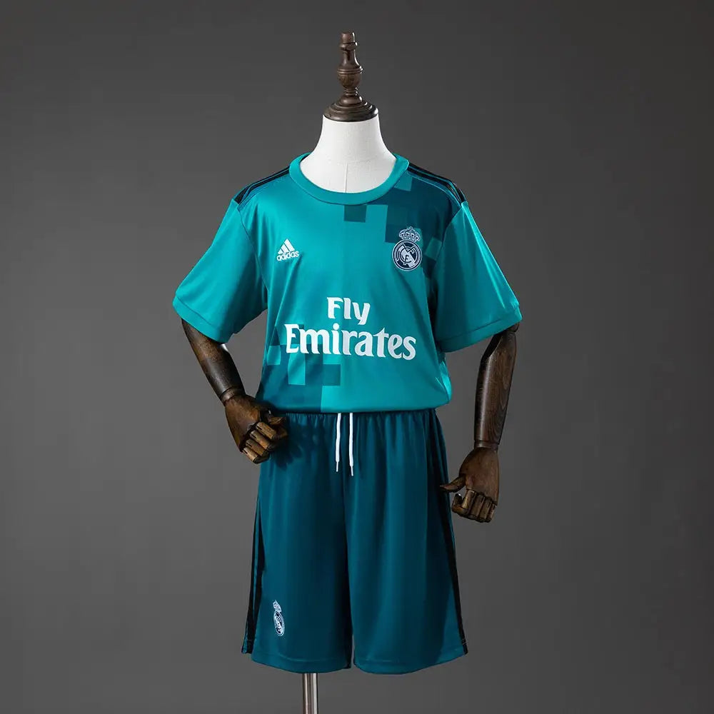 Real Madrid 2018 Third Retro Kids Kit