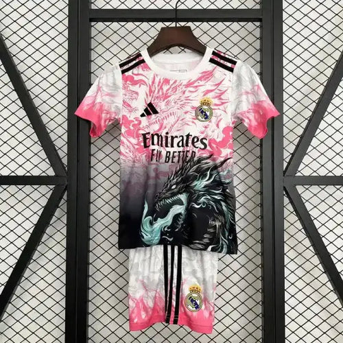 Kit enfant Real Madrid Spécial Edition Rose 2025/2026 Passe D
