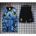Brasilien Trainingsset Schwarz & Blau 2025/2026