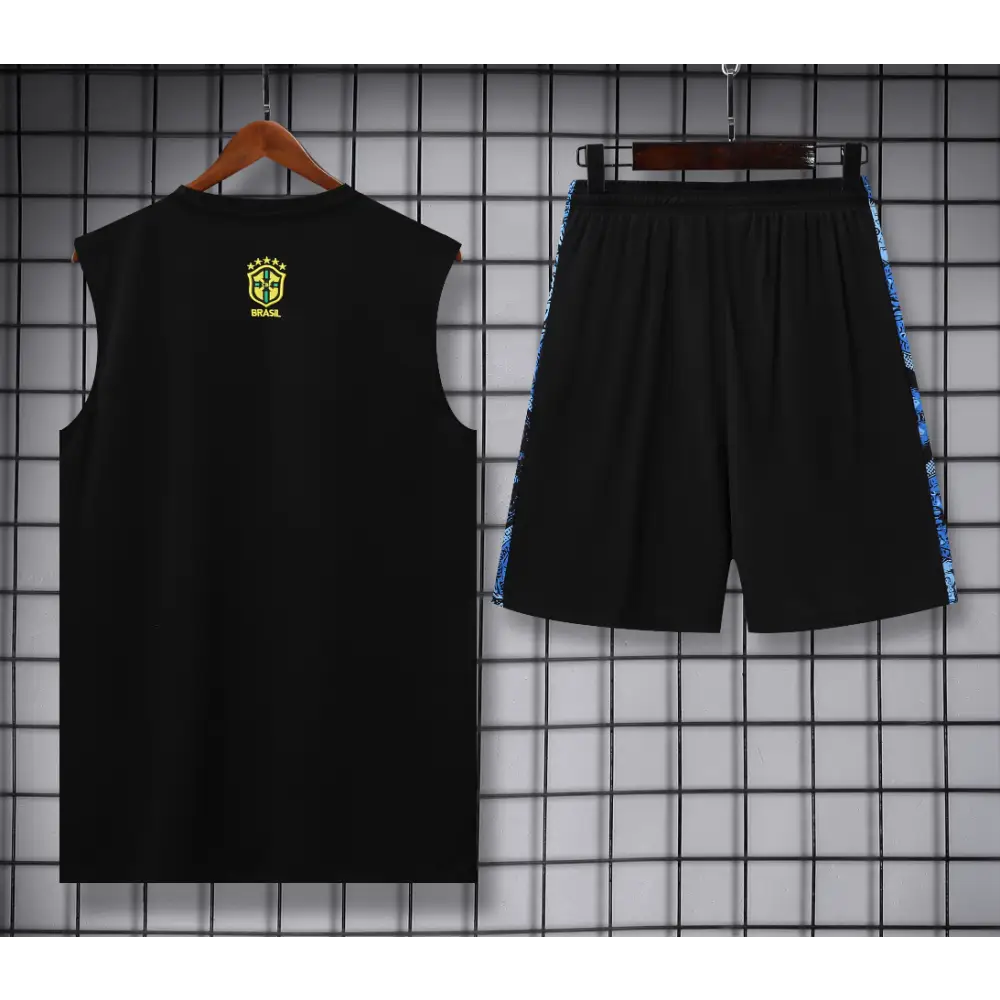 Brasilien Trainingsset Schwarz & Blau 2025/2026